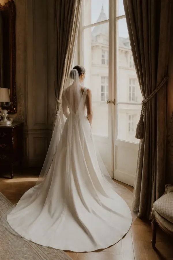 Brautkleid und Hochzeitsdetails